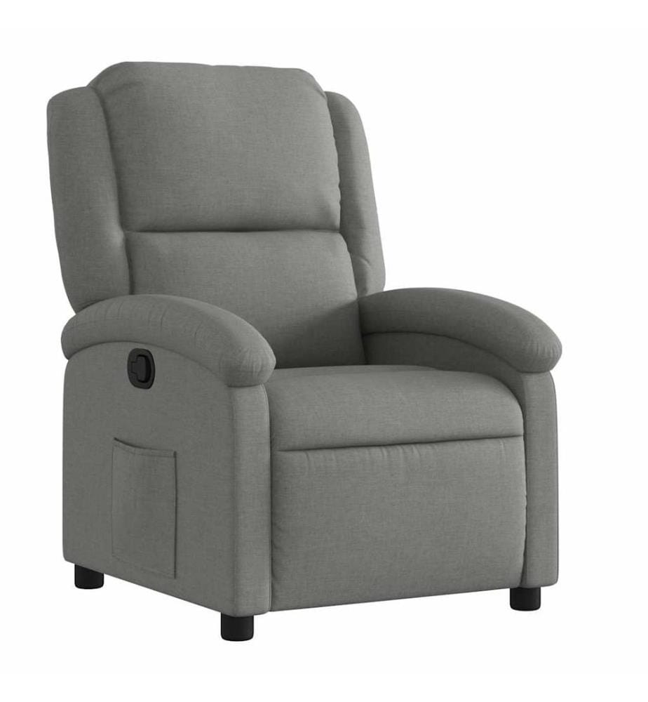 Relaxsessel Dunkelgrau Stoff