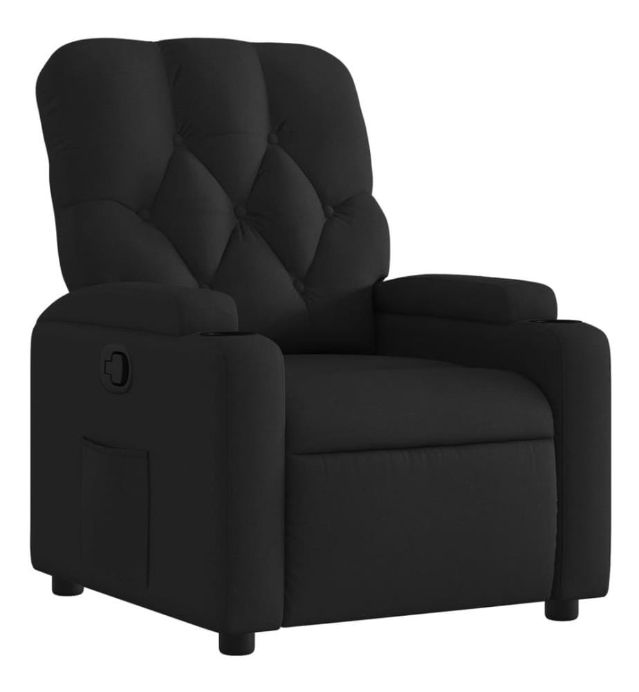 Relaxsessel Schwarz Stoff