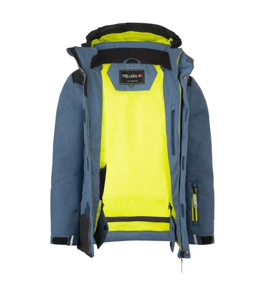 Wasserdichte isolierte Jacke - mystisch blau/grün leuchtend