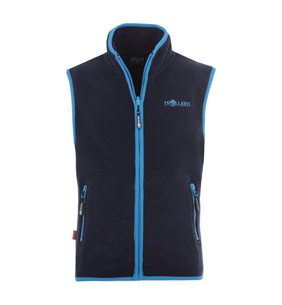 Fleece-Gilet Arendal - Marinblau und Blau