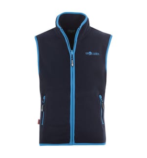 Fleece-Gilet Arendal - Marinblau und Blau