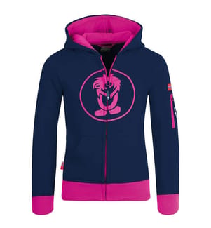 Sortland Jacke - Navy und Magenta