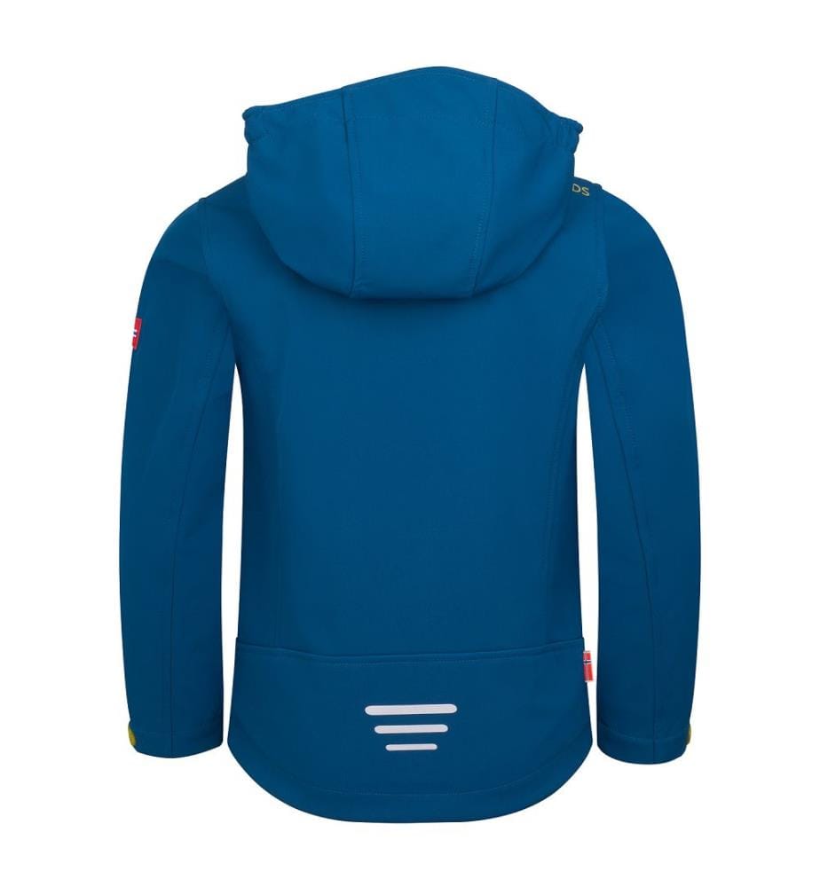 Trollfjord Jacke - madeirablau und birnengrün