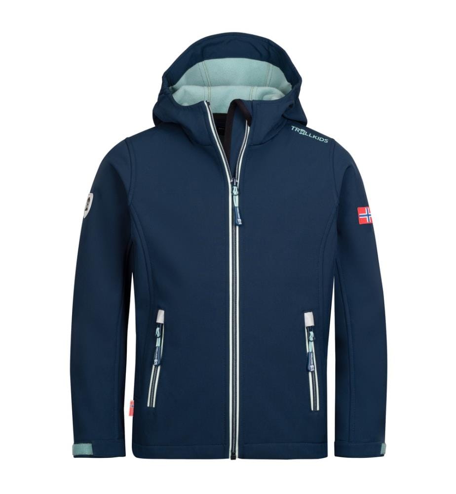 Trollfjord Jacke - marineblau und aquamarin