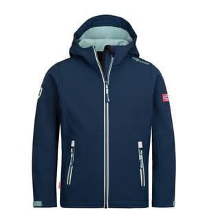 Trollfjord Jacke - marineblau und aquamarin