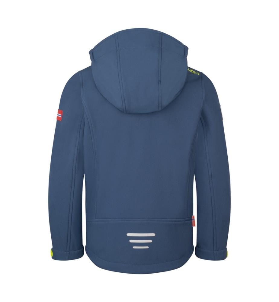 Softshell-Jacke – Mystisches Blau/Leuchtendes Grün