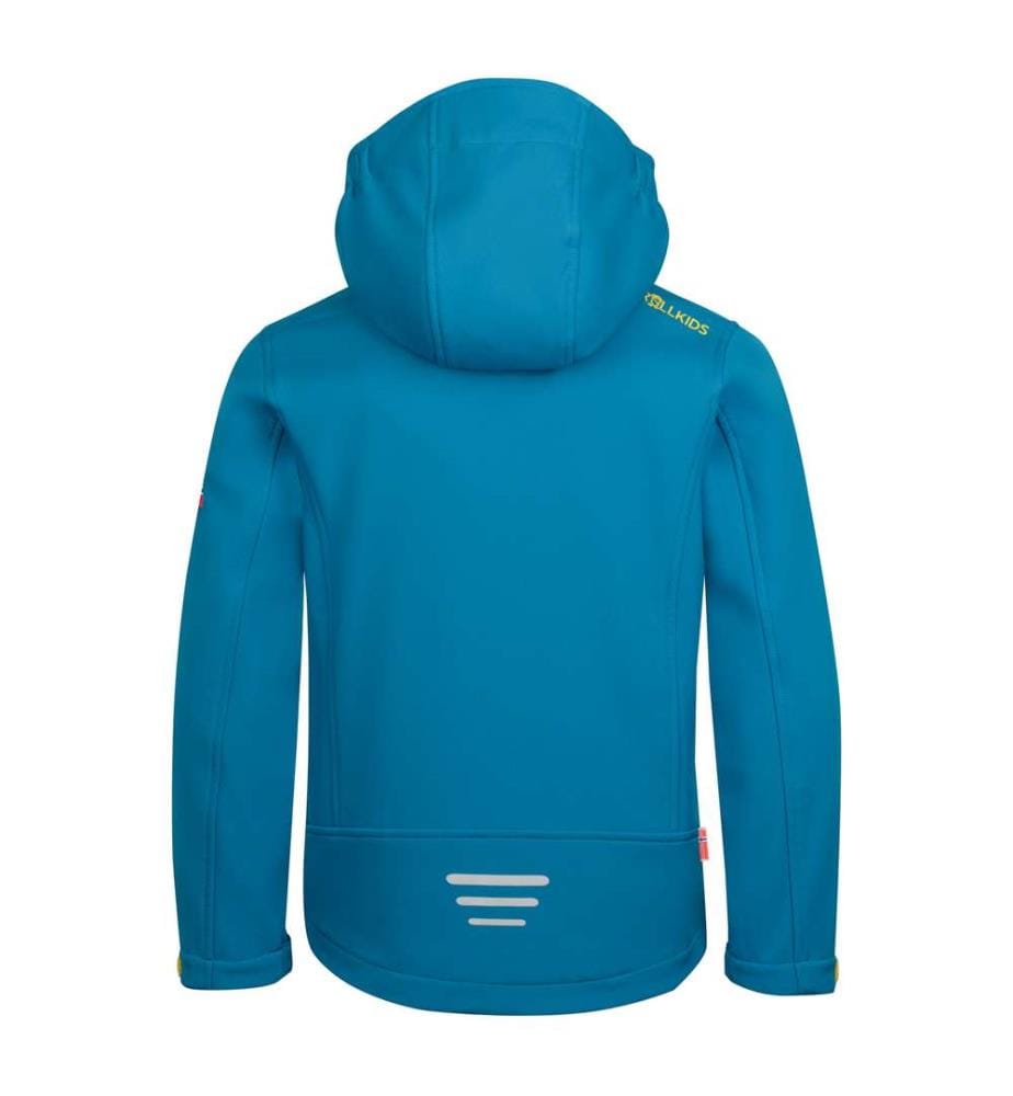 Trollfjord Jacke - Atlantikblau/Ingwer