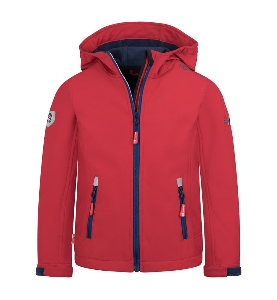 Trollfjord Jacket - leuchtendes Rot und mystisches Blau