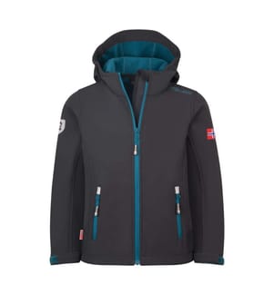 Trollfjord Jacke - Schwarz/Petrol