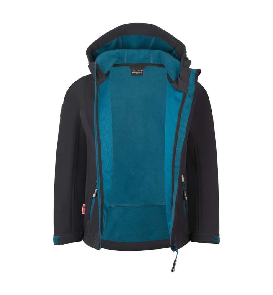 Trollfjord Jacke - Schwarz/Petrol