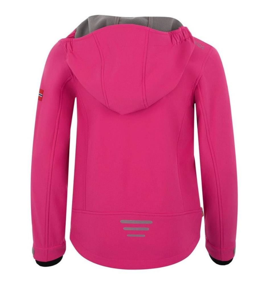 Trollfjord-Jacke - Magenta und Grau