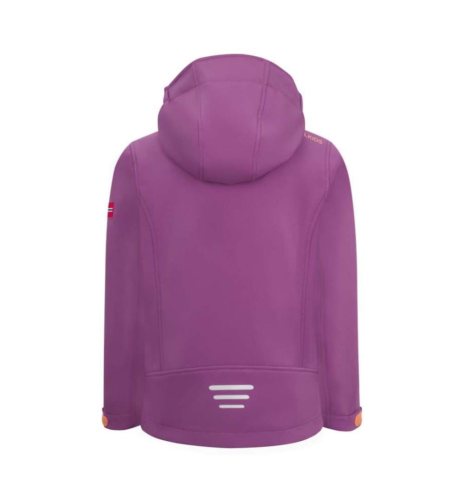 Trollfjord Jacke - Malve Rosa/Papaya