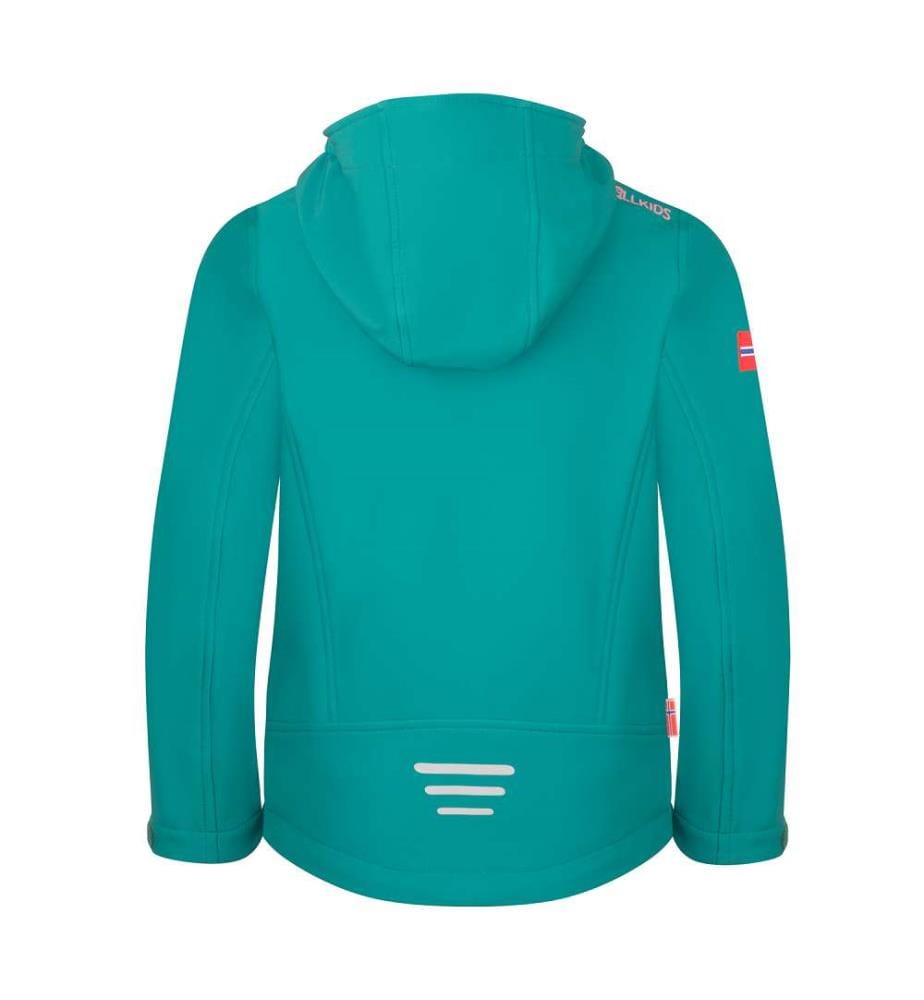 Softshell-Jacke - ozeangrün/korallenrosa/midnight petrol