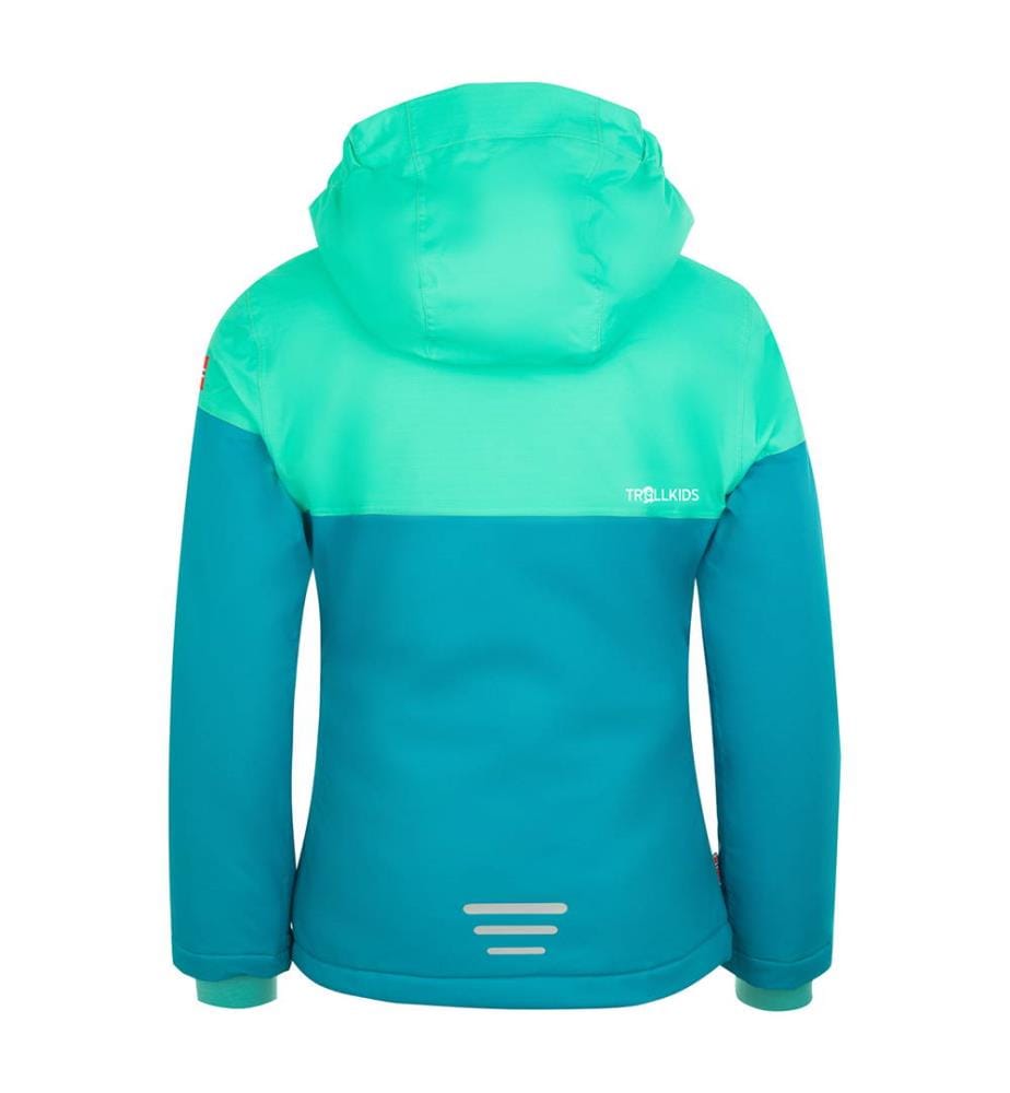 Parka Hallingdal - Hellgrün und Blau