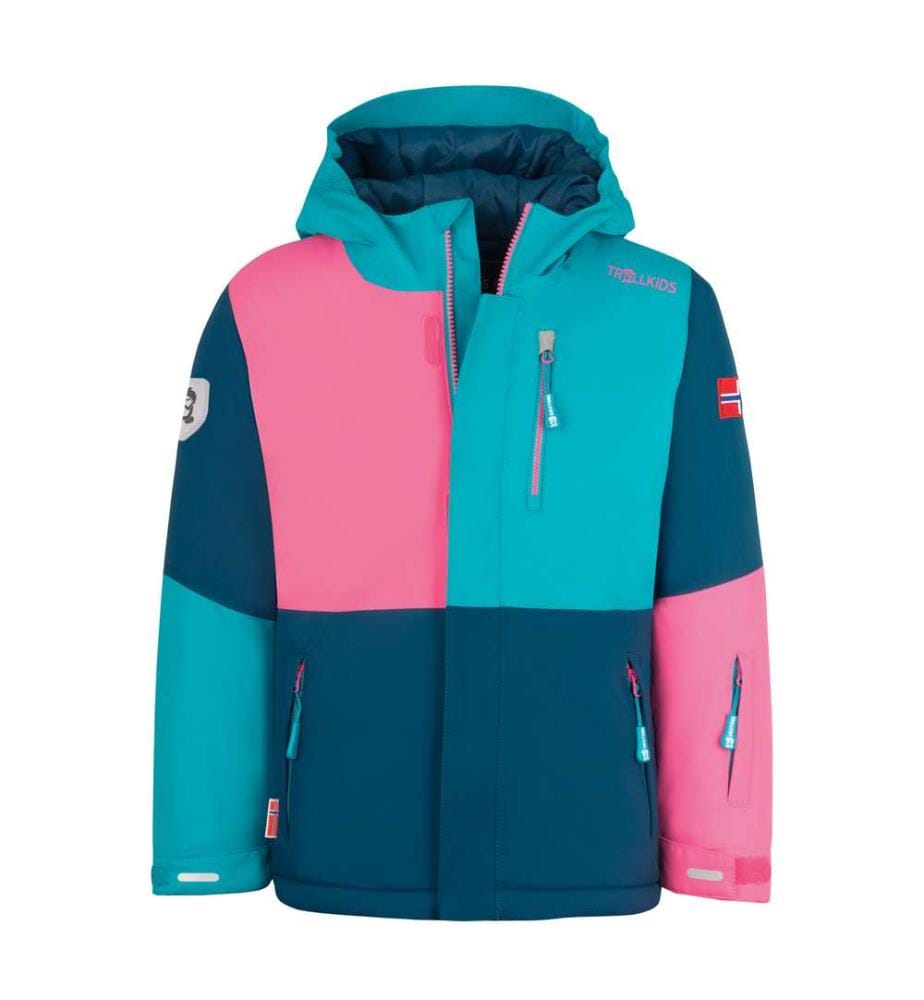 Veste Hallingdal - Turquoise foncé/Bleu Madère/Magenta clair
