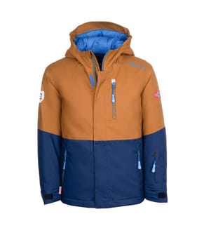 Skijacke Hallingdal - Bronze und Marinblau