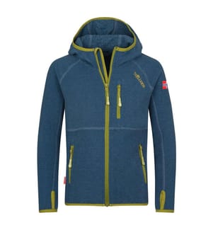 Sandefjord Fleece Jacke - Madeira Blue & Pear Green