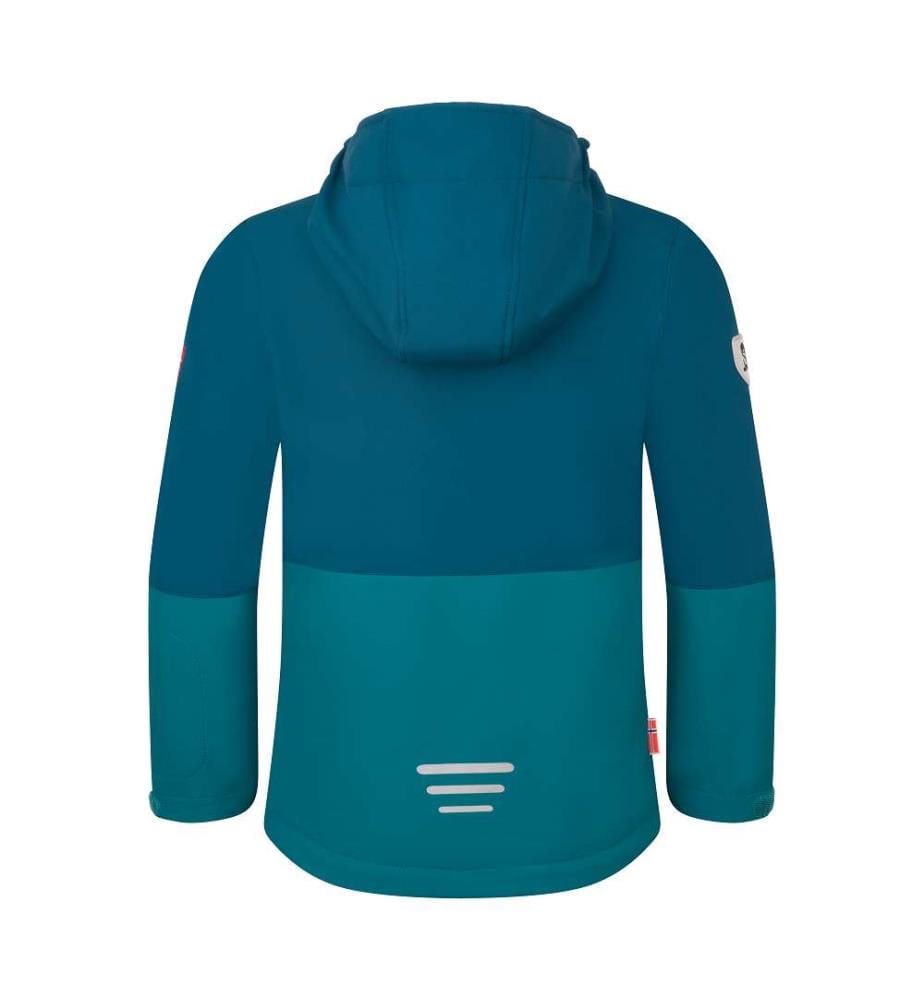 Skjorta Softshell Jacke - Lagoon Green & Madeira Blue & Pool Blue