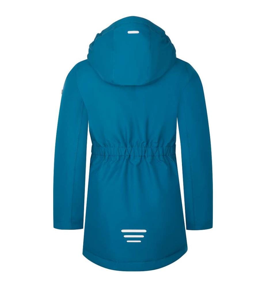 Wasserdichte Daunenjacke - madeirablau/hellbeere