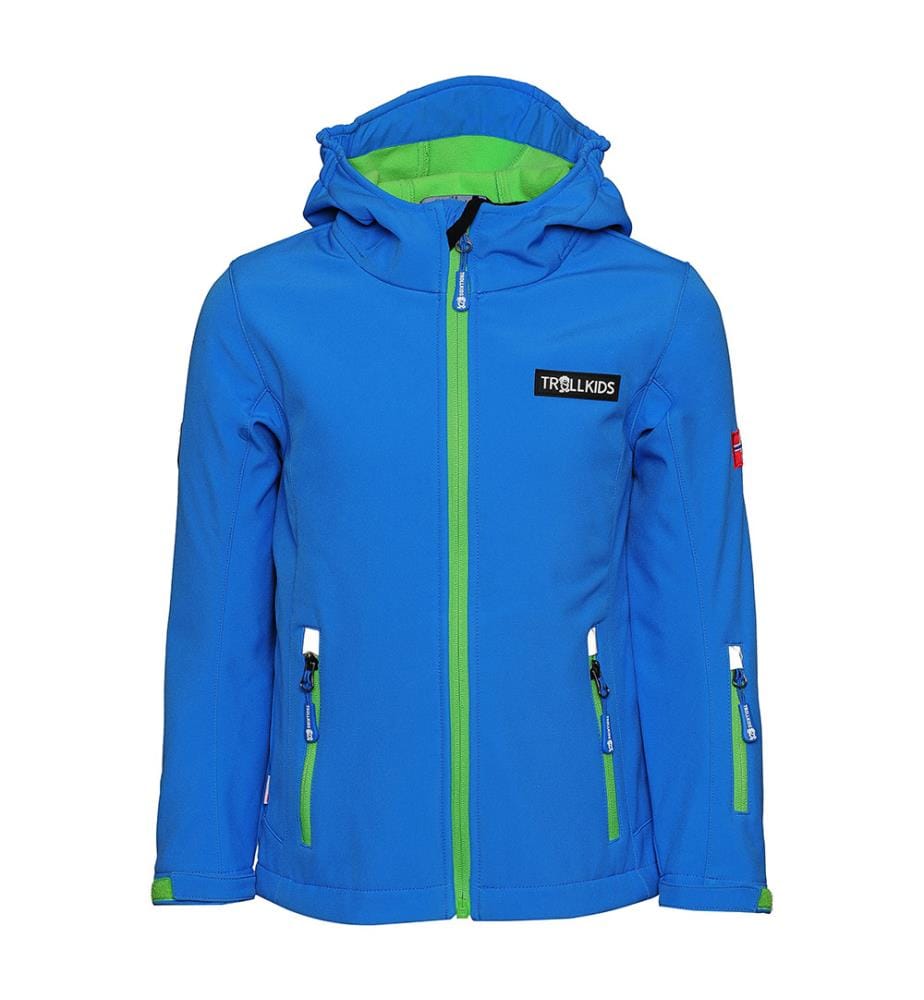 Jacke Softshell Oslofjord Blau und Grün