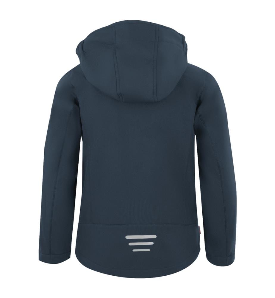 Oslofjord Softshell Jacke - Dark Navy & Glow Orange & Dusky Turquoise