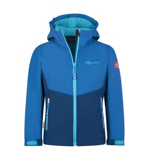 Kristiansand Softshell Jacke - Alpine Blue & Dark Indigo & Pool Blue