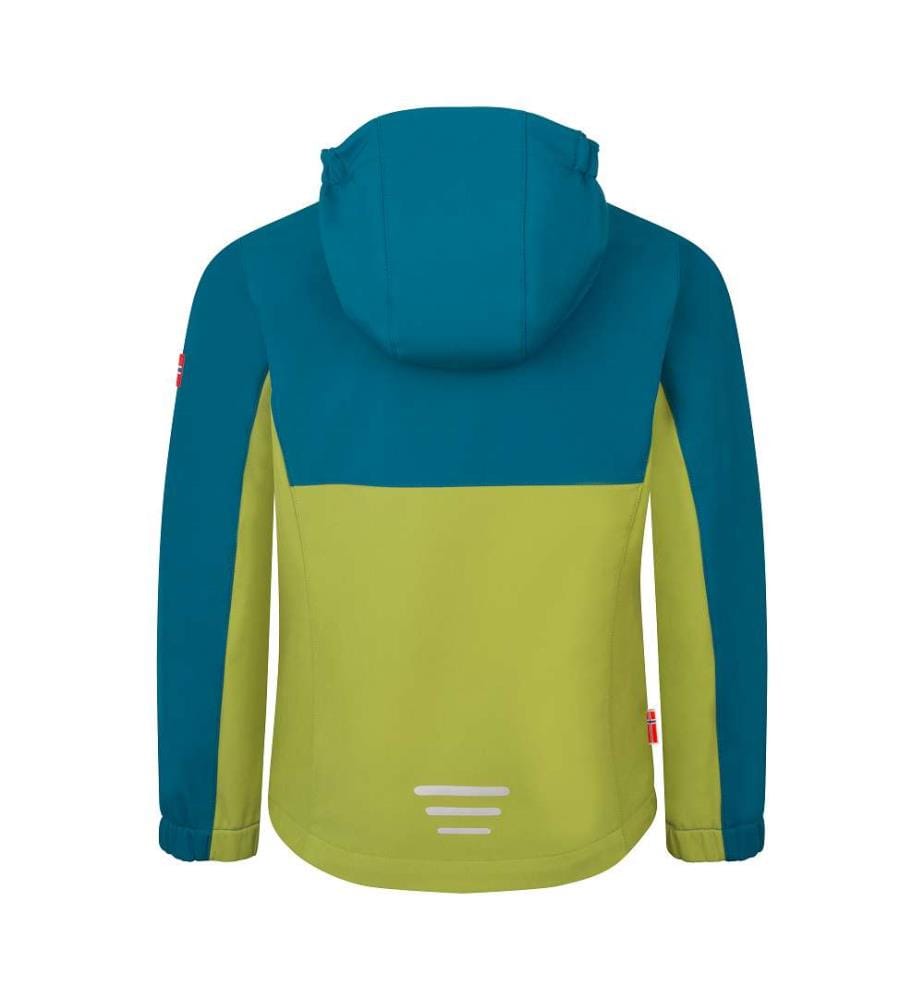 Kristiansand Softshell Jacke - Pear Green & Lagoon Green & Sahara Sunset