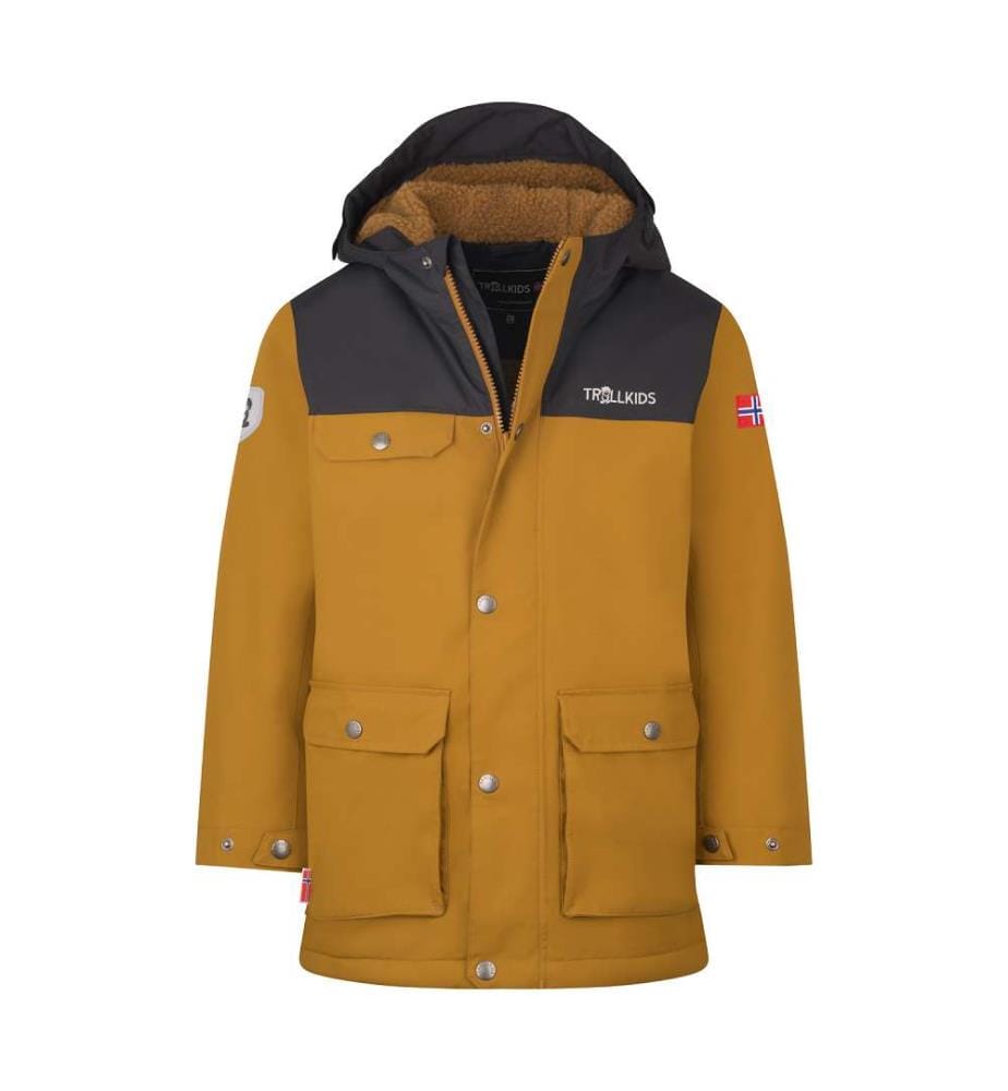 Veste isolée imperméable - bronze/noir