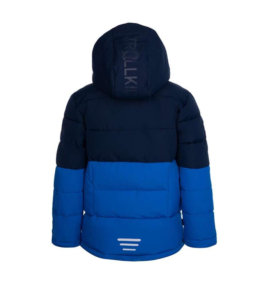 Gryllefjord Jacke - Marineblau und Blau und Hellgrün