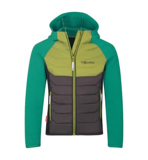 Sirdal Fleece Jacket - Sea Green & Pear Green & Black
