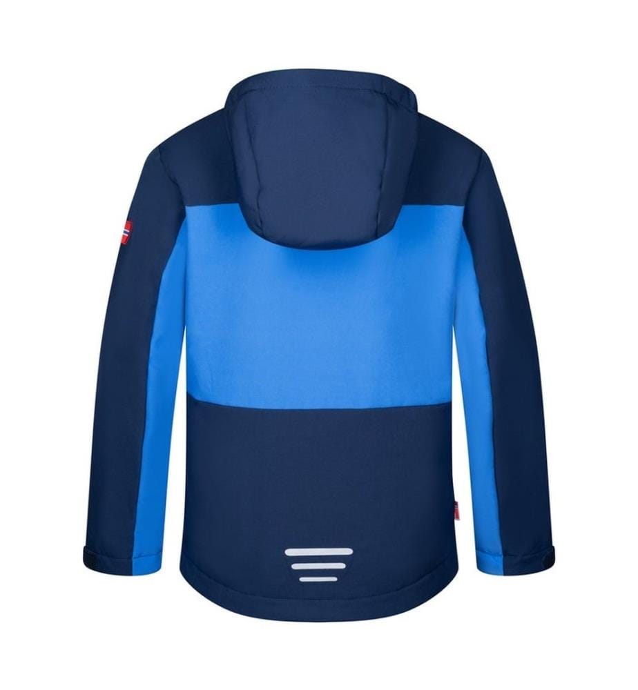 Bergsfjord Winter Softshelljacke - Marineblau und Elektroblau