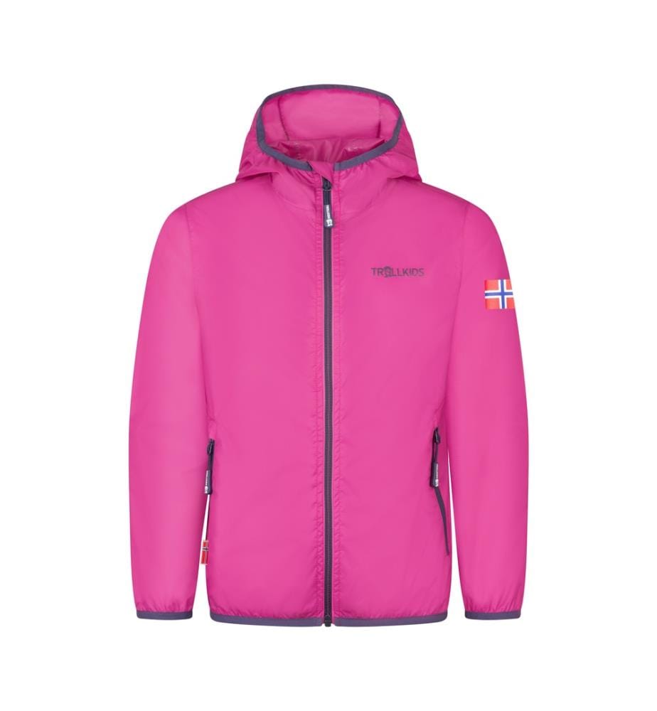 Regenjacke – Dunkelrosa/Tiefviolett