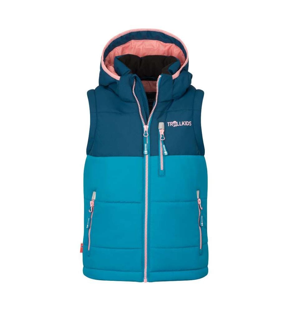 Narvik Weste XT - Madeira Blue & Harbor Blue & Peony Rose