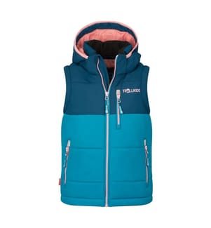 Narvik Weste XT - Madeira Blue & Harbor Blue & Peony Rose