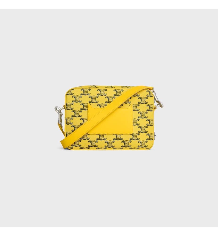 Triomphe-Tasche aus Triomphe-Canvas – Ultra Yellow