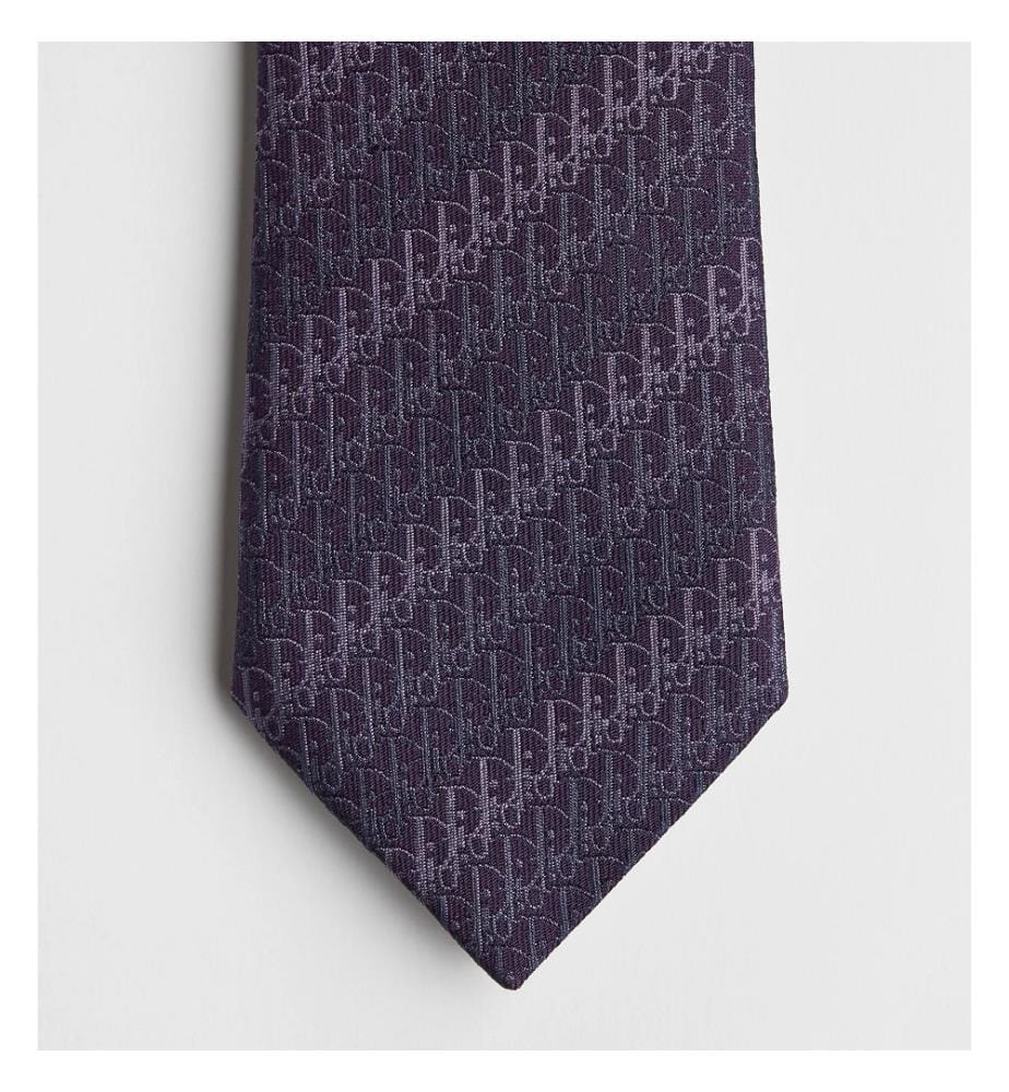 Jacquard-Krawatte – Blau