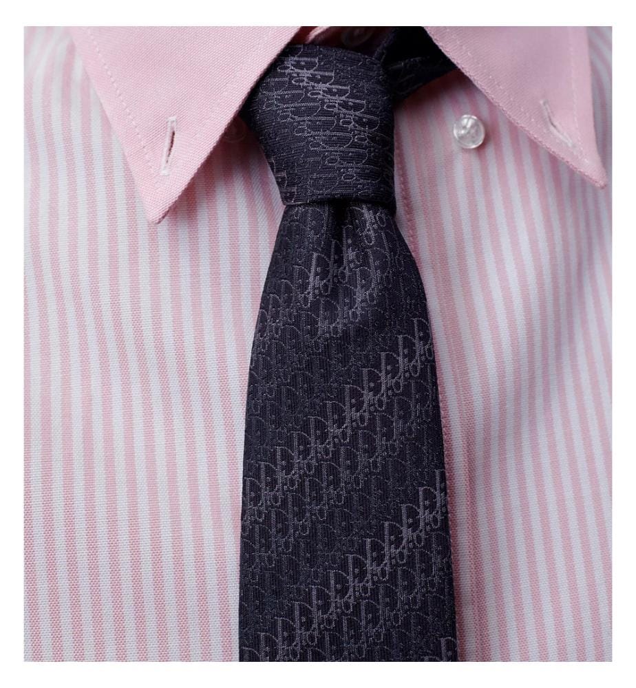 Jacquard-Krawatte – Blau