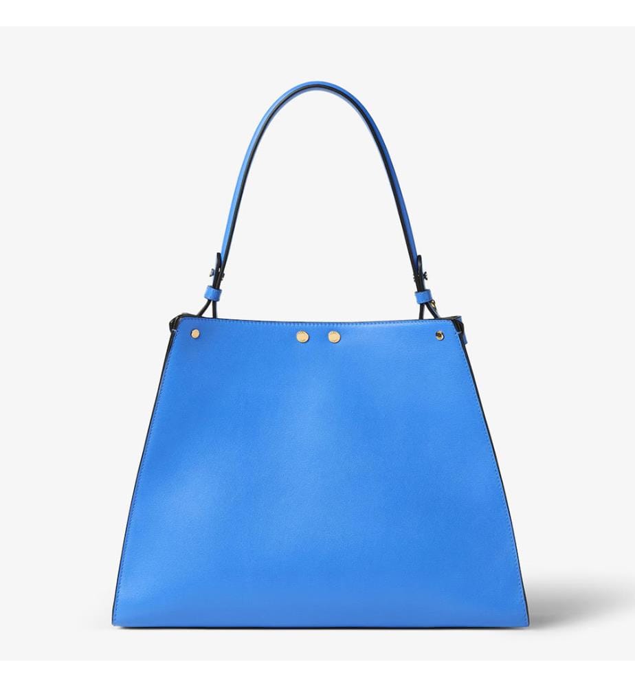 Tasche aus Kalbsleder – Blau und Braun