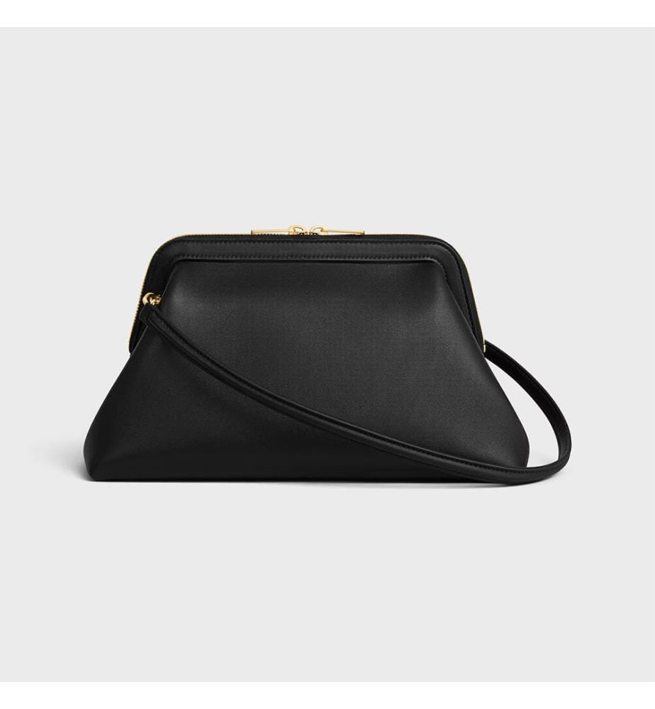 Tasche aus Kalbsveloursleder – Schwarz