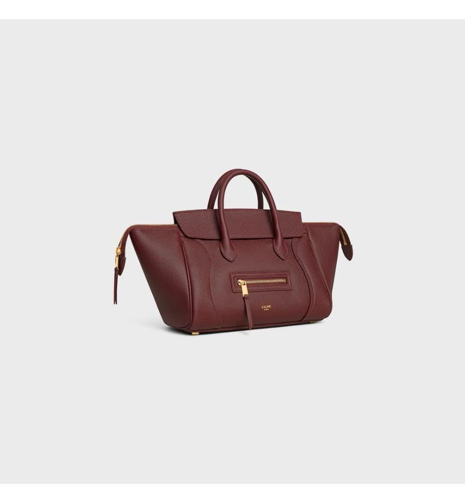 Tasche aus genarbtem Kalbsleder – Syrah