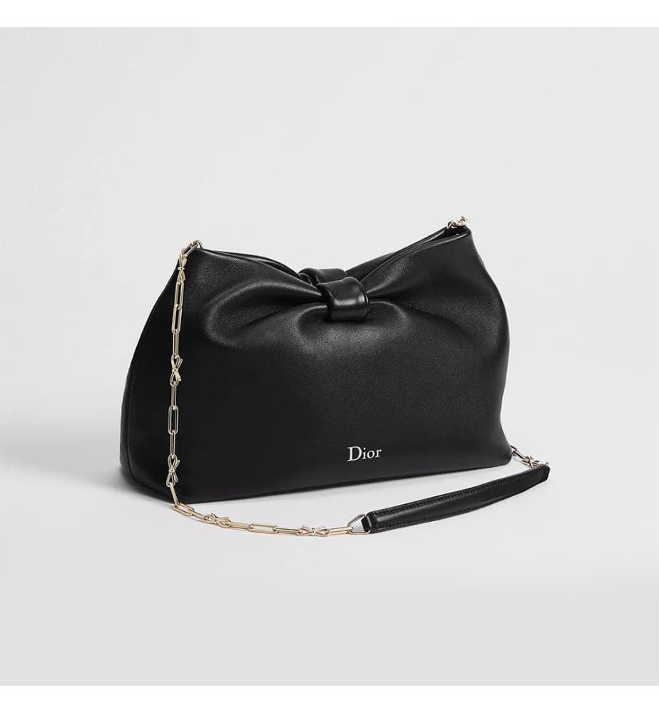 Tasche aus Lammleder – Schwarz