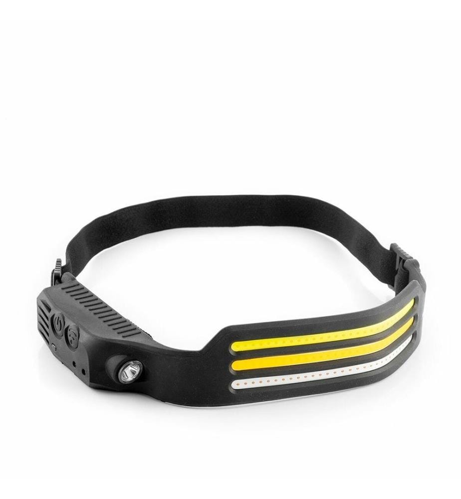 Recobright LED-Stirnlampe, aufladbar und verstellbar - Schwarz