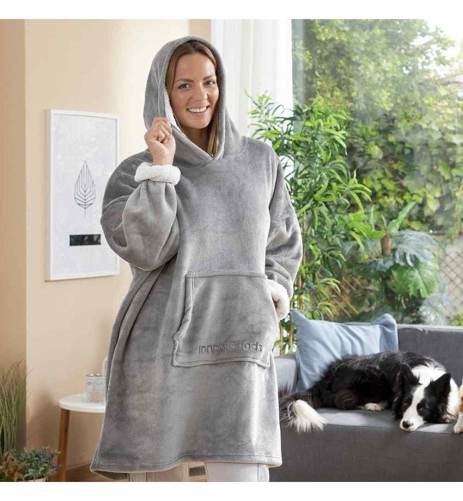 Decke mit Ärmeln Oversize-Sweatshirt mit Fleece Swug