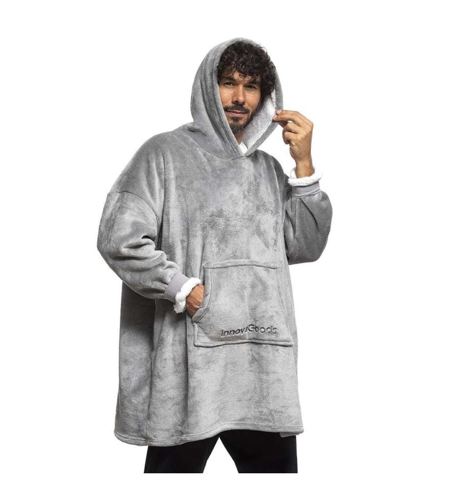 Decke mit Ärmeln Oversize-Sweatshirt mit Fleece Swug