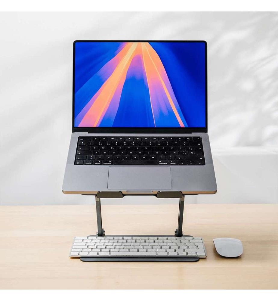 Supporto per laptop pieghevole e regolabile Lastan - Grigio