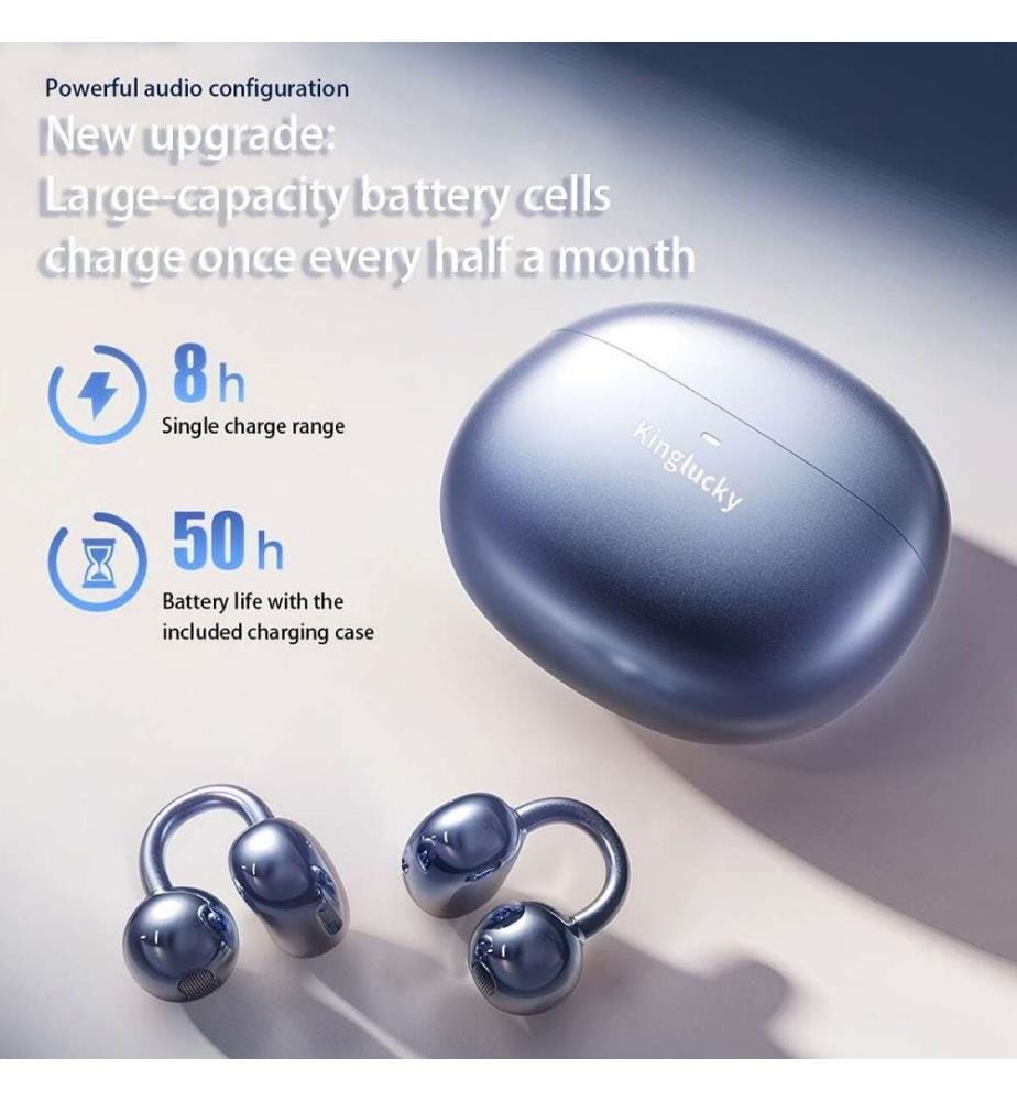 Écouteurs in Ear Bluetooth Kinglucky Clip-on Violet