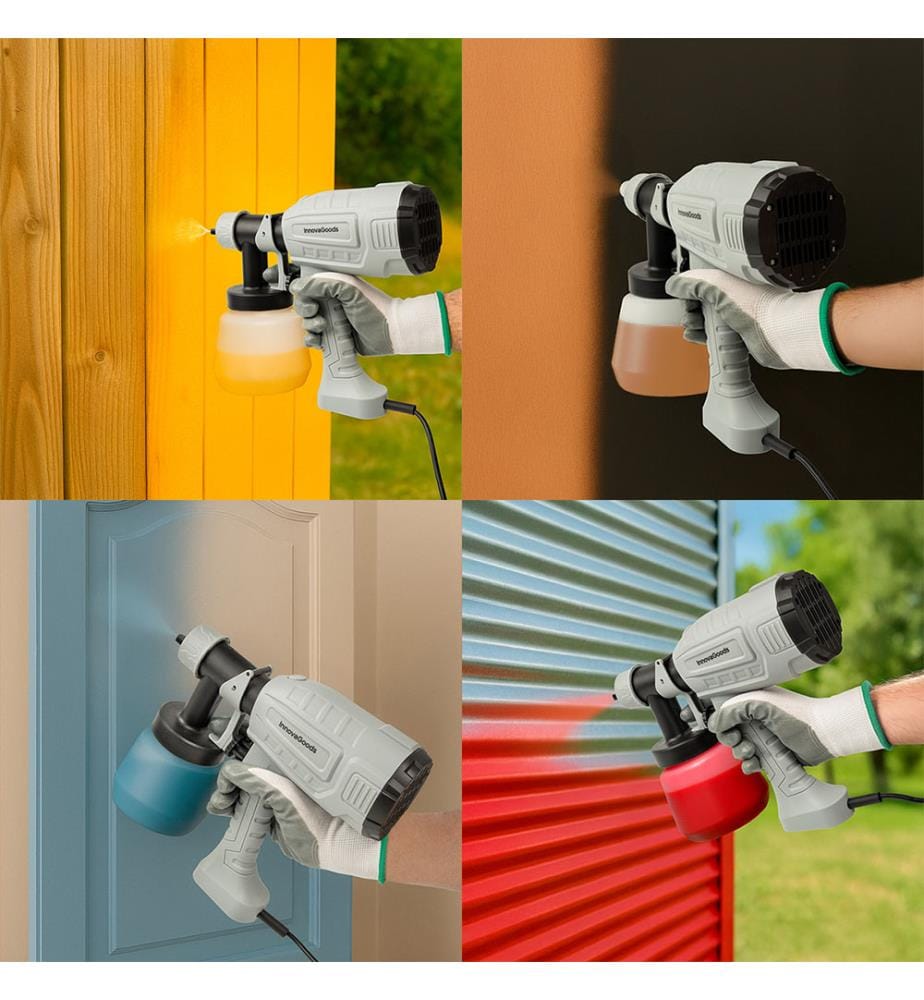 Pistola a spruzzo elettrica Spraint 1 L 500 W - Grigio & Nero