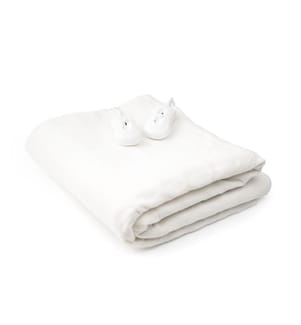 Elektrisches Wärmeunterbett für Doppelbett Blewarm 60+60 W 140 x 160 cm - Weiss