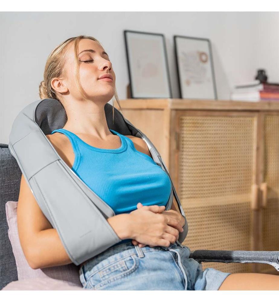 Wiederaufladbares Shiatsu-Massagegerät Pro Massatsu - Grau