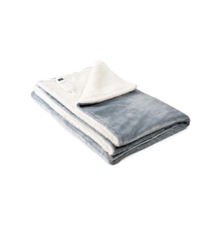 Elektrische Abdeckung Heklet 130 x 180 cm 160 W - Grau und Weiss